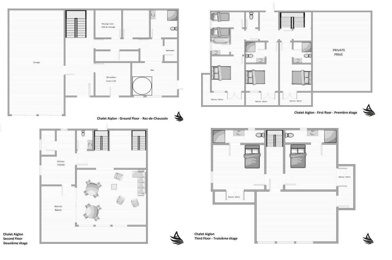 Chalet L'Aiglon La Rosiere  Zewnętrze zdjęcie